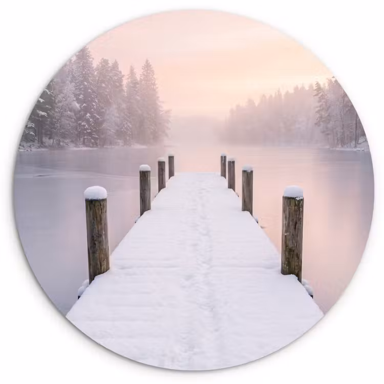 Muurcirkel - Steiger - Meer - Mist - Winter - Serene — 1