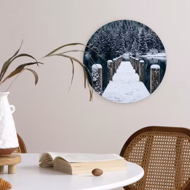 Muurcirkel - Steiger - Meer - Sneeuw - Bergen - Rustgevend — 4