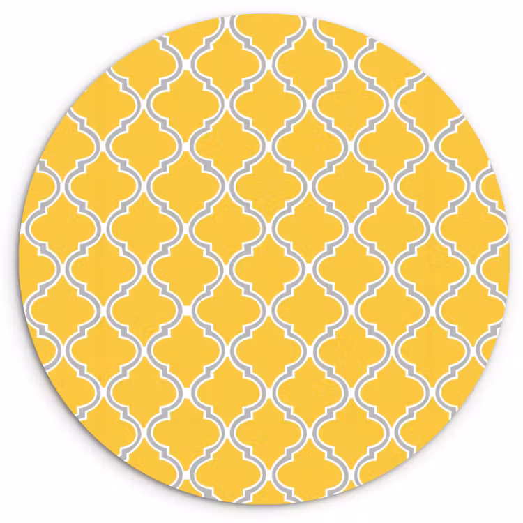 Muurcirkel - Lantaarn - Arabesk - Elegant - Geel — 1