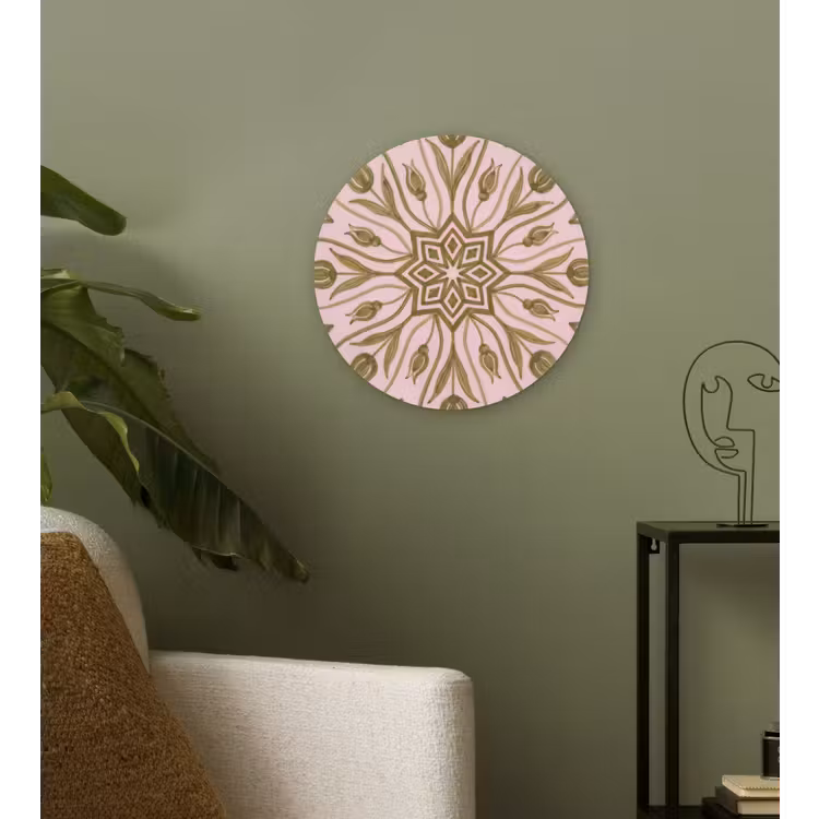 Muurcirkel - Patroon - Mandala - Decoratie - Abstract - Groen — 3