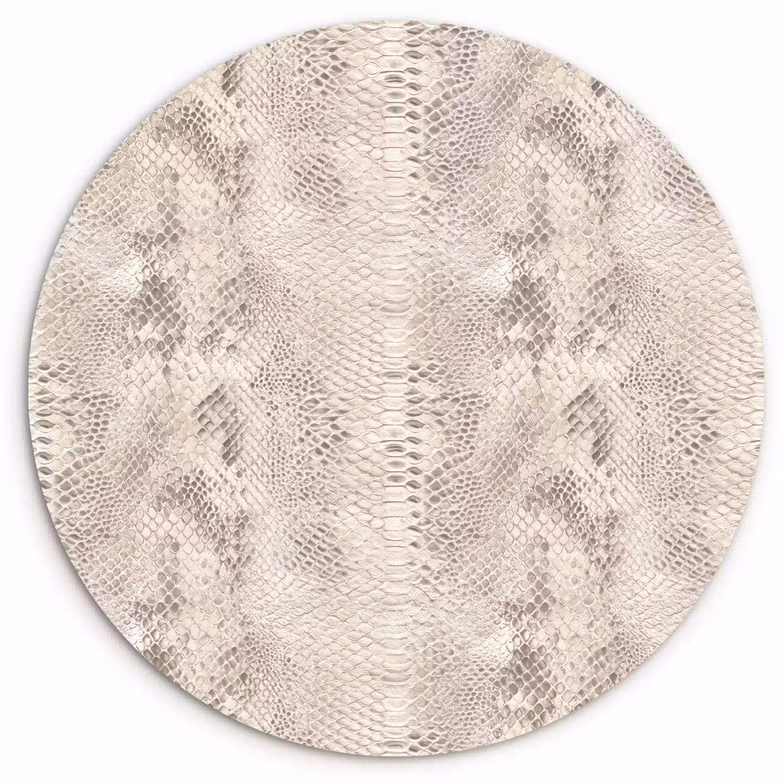 Muurcirkel - Slang - Patroon - Beige — 1