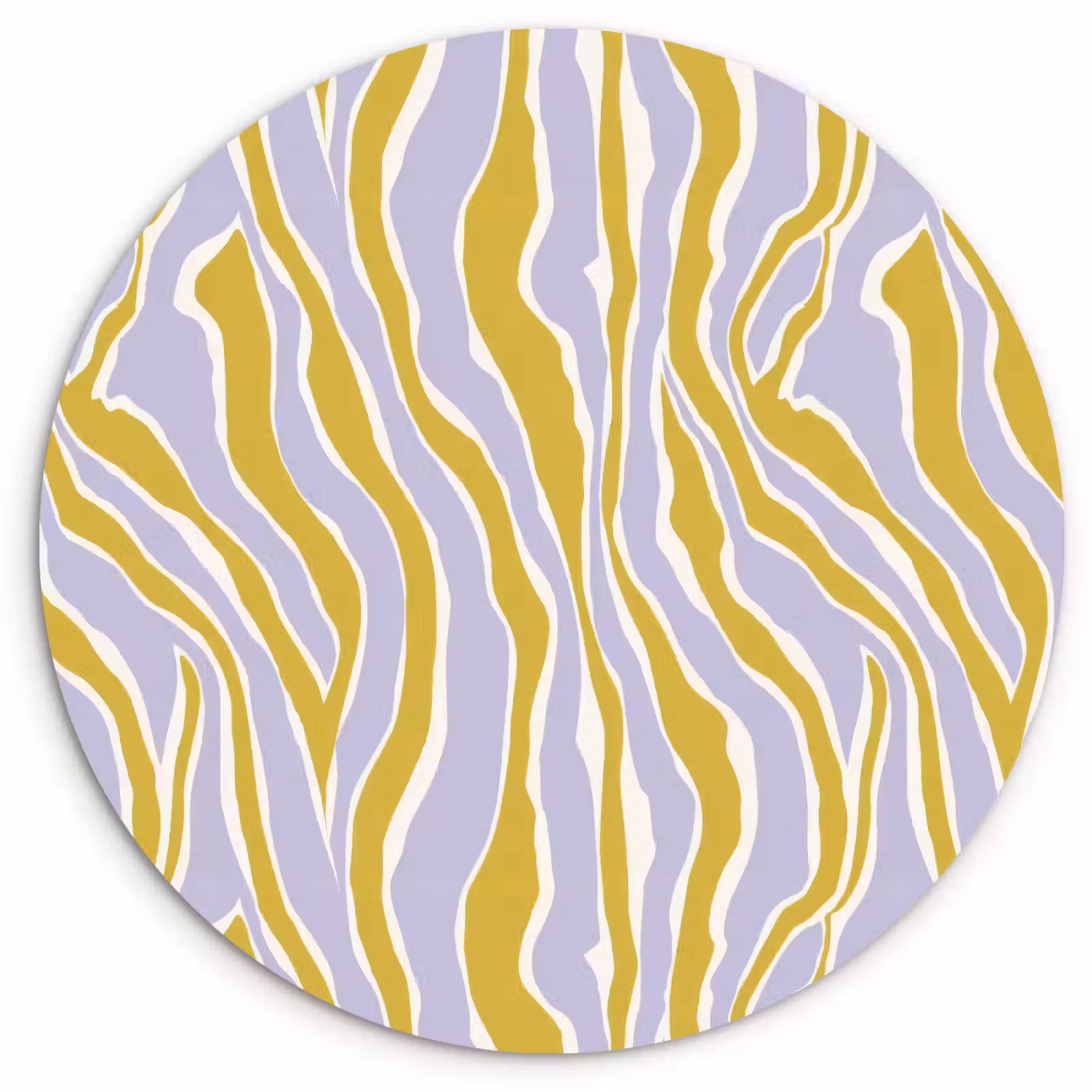 Muurcirkel - Zebra - Modern - Meerkleurig — 1