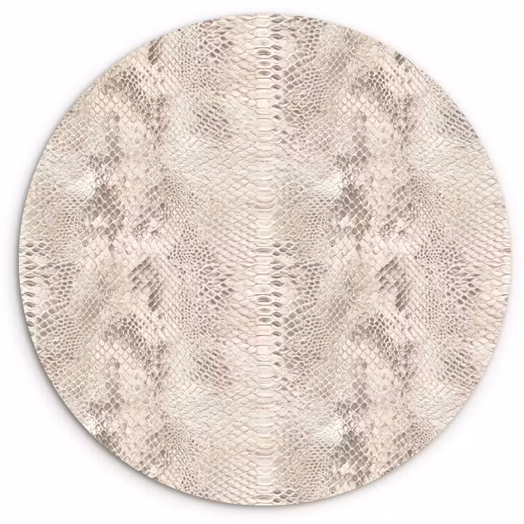 Muurcirkel - Slang - Patroon - Beige — 1