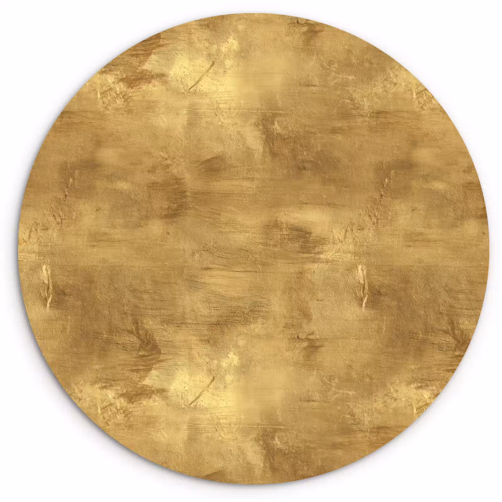 Muurcirkel - Industrieel - Textuur - Goud — 1