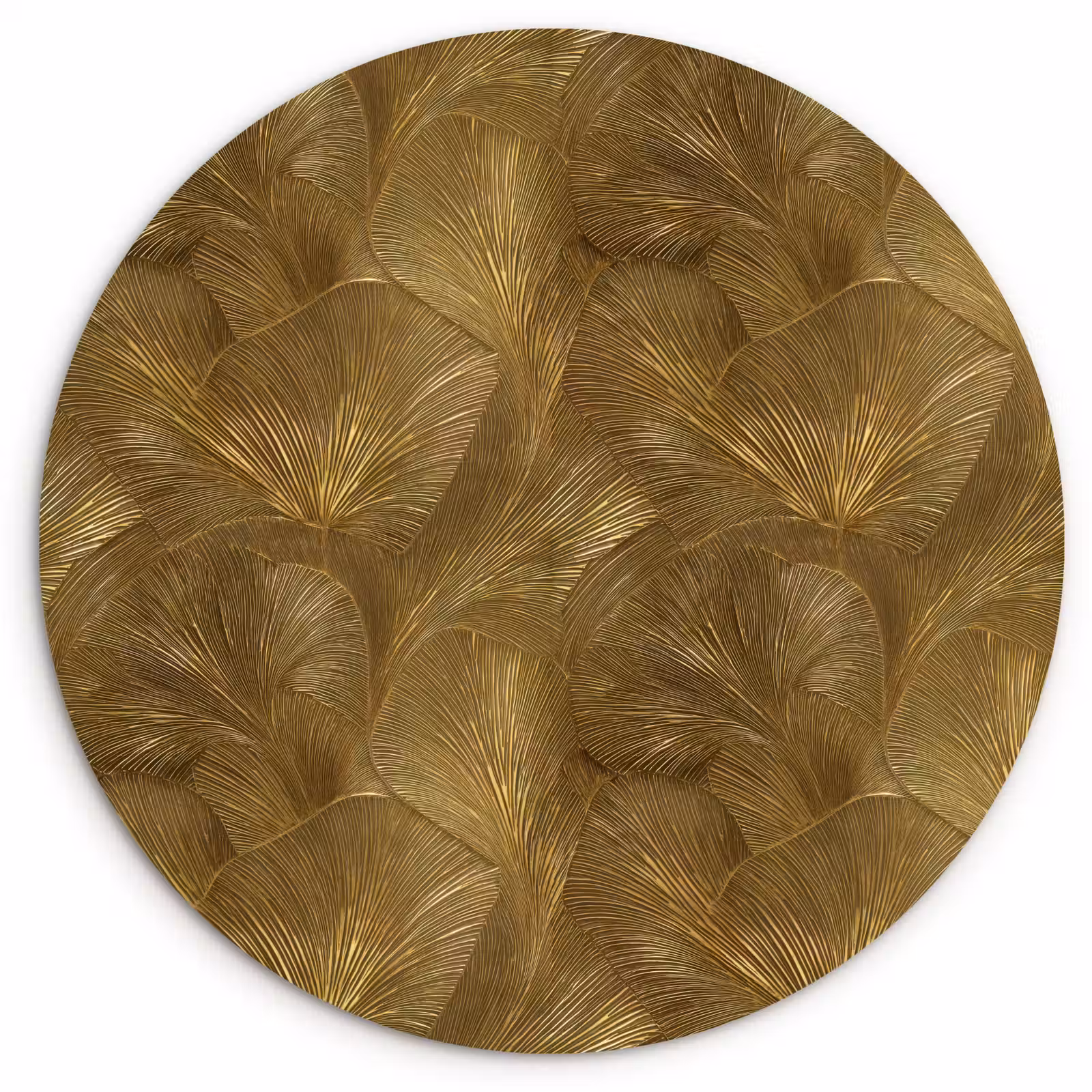 Muurcirkel - Organisch - Lijnen - Goud — 1