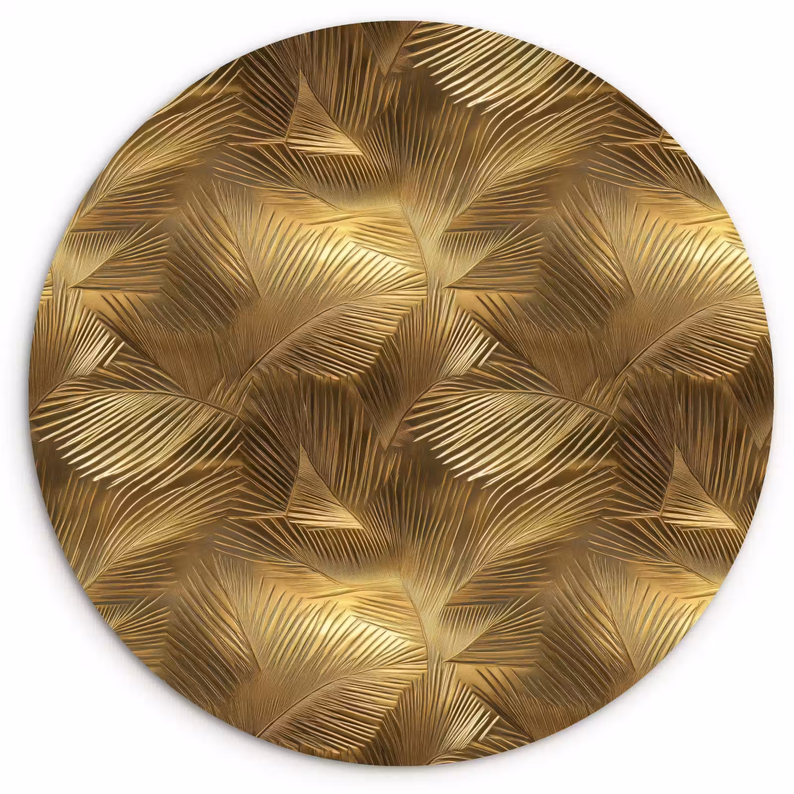 Muurcirkel - Palm - Waaier - Goud — 1
