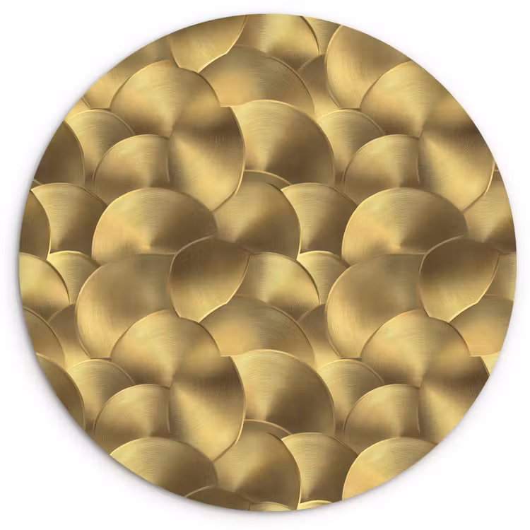 Muurcirkel - Modern - Cirkel - Goud — 1