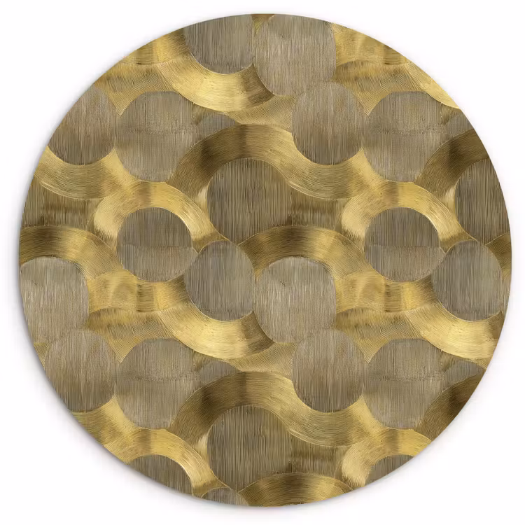 Muurcirkel - Modern - Geometrisch - Goud — 1