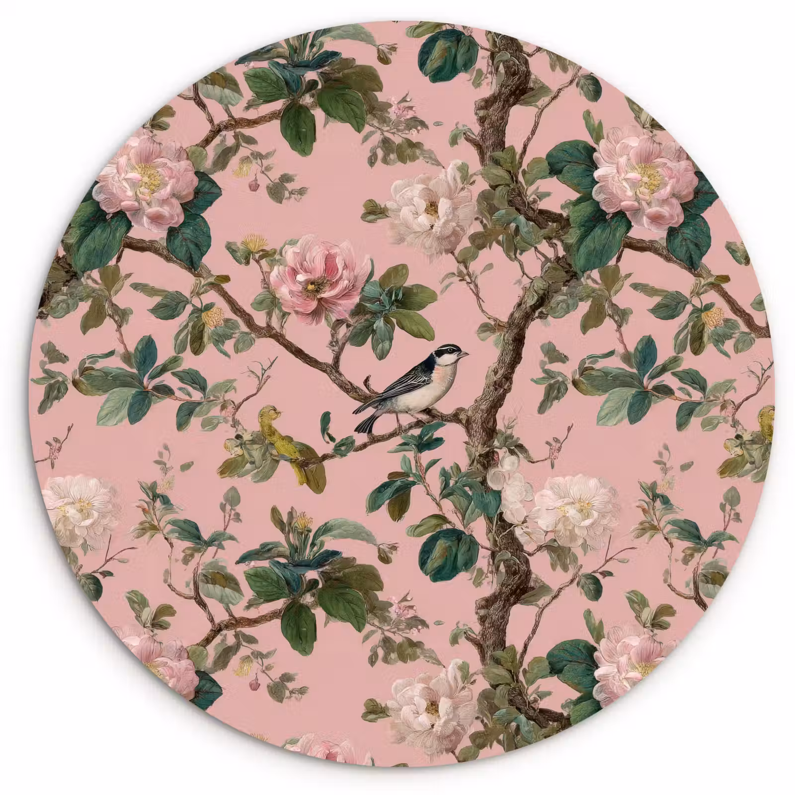 Muurcirkel - Pioenrozen - Botanisch - Vogel — 1