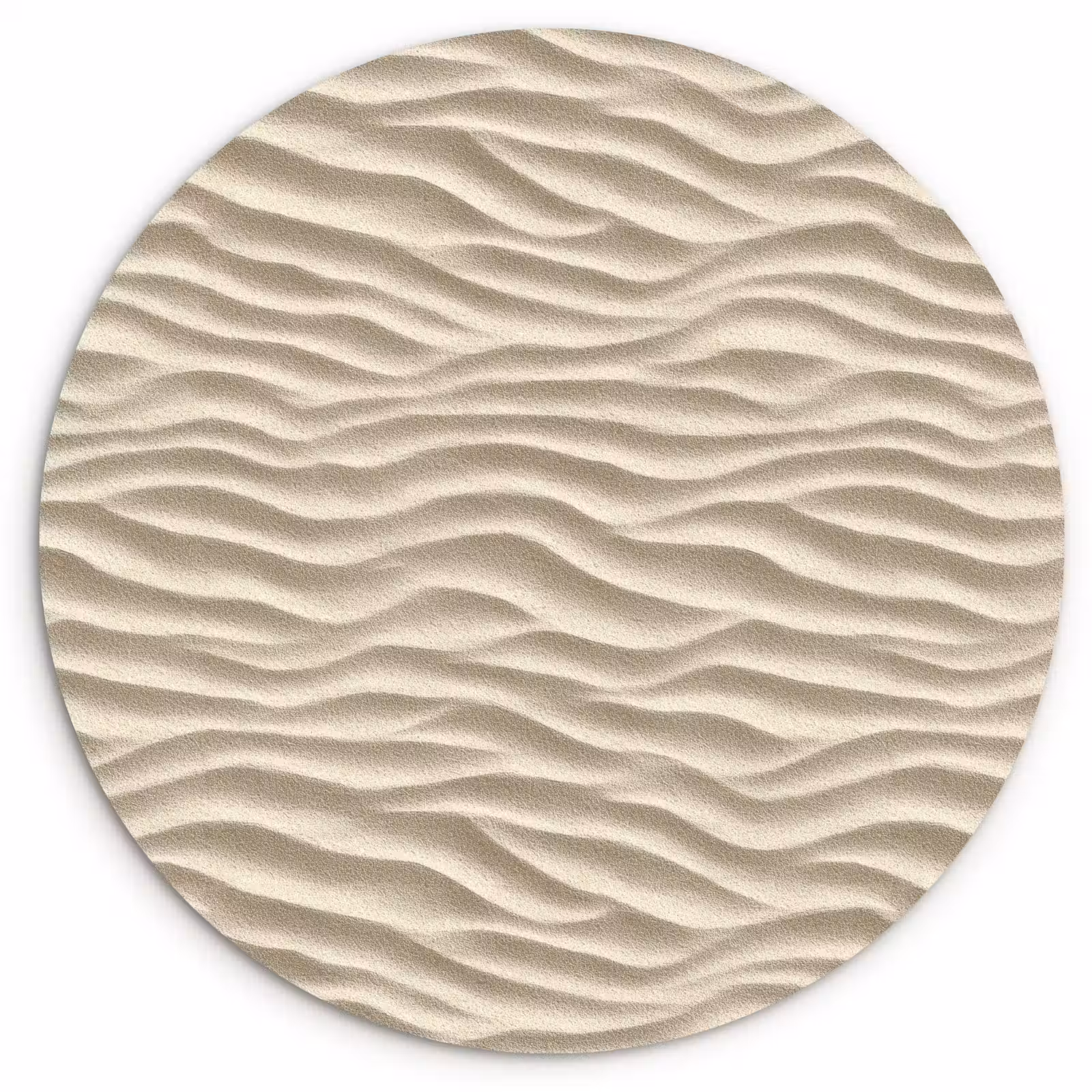 Muurcirkel - Zand - Golven - Beige — 1