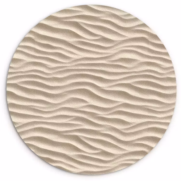 Muurcirkel - Zand - Golven - Beige — 1