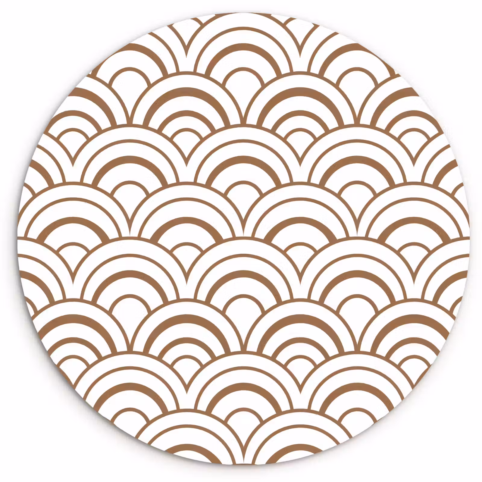 Muurcirkel - Klassiek - Motief - Terracotta — 1
