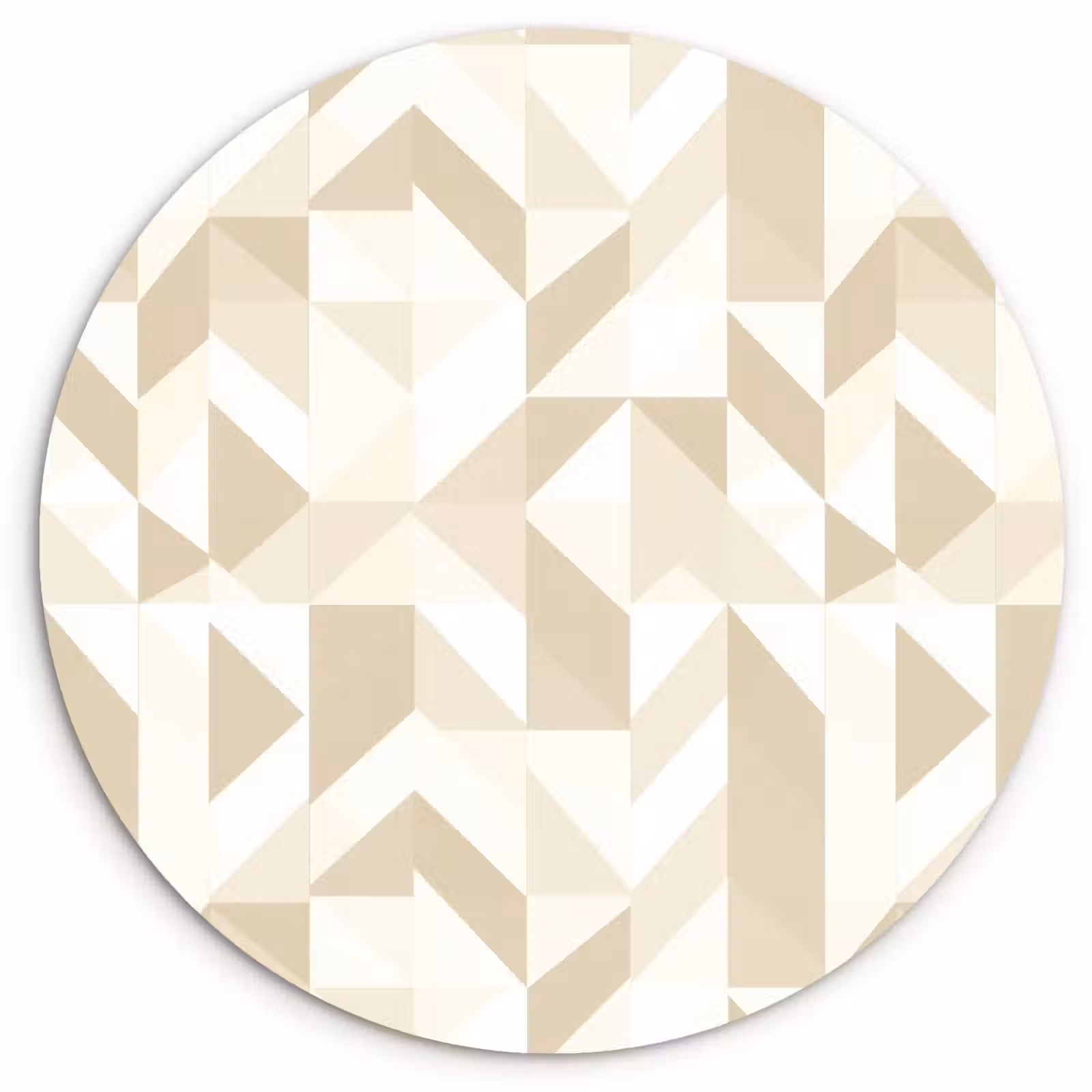 Muurcirkel - Modern - Abstract - Beige — 1