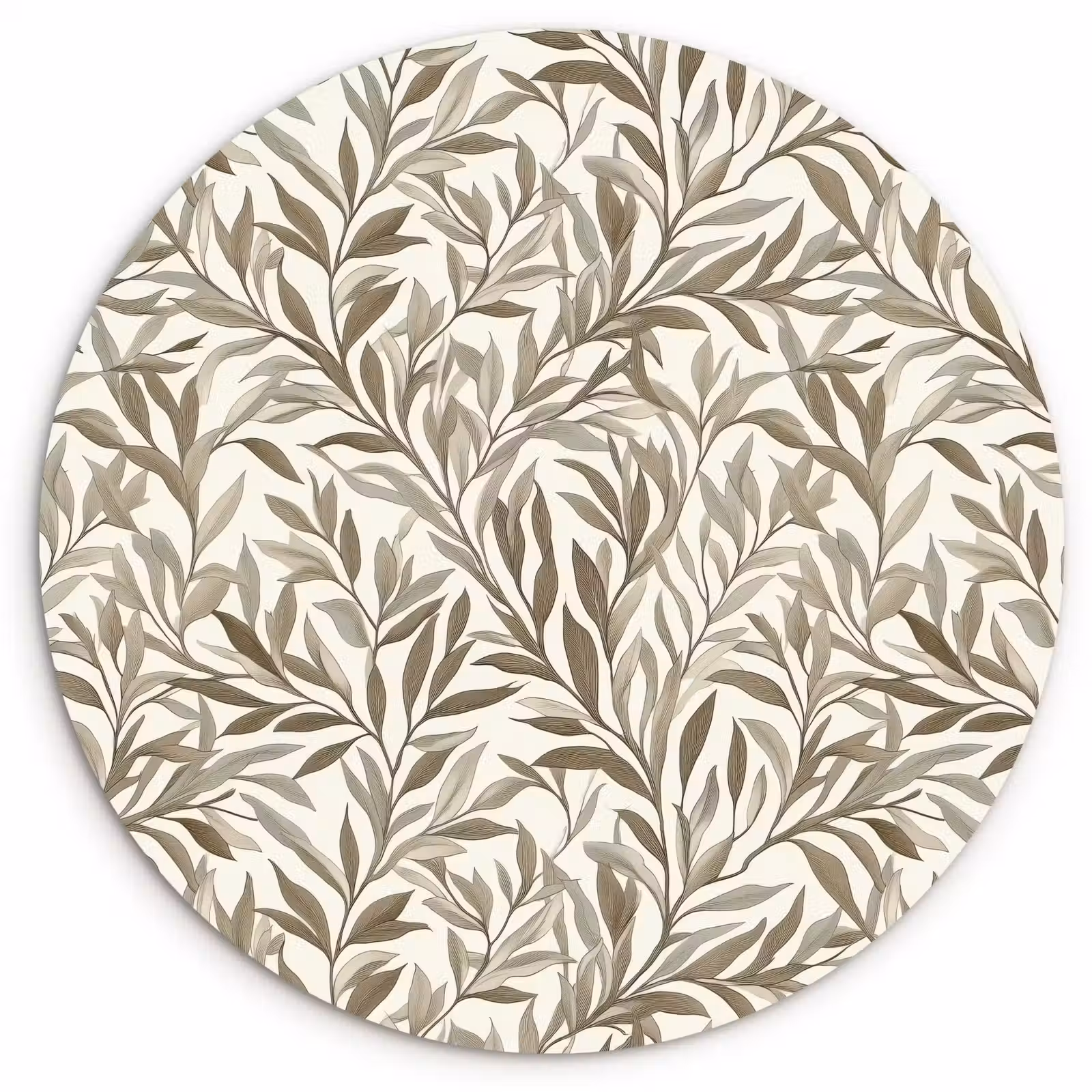 Muurcirkel - Takken - Botanisch - Taupe — 1