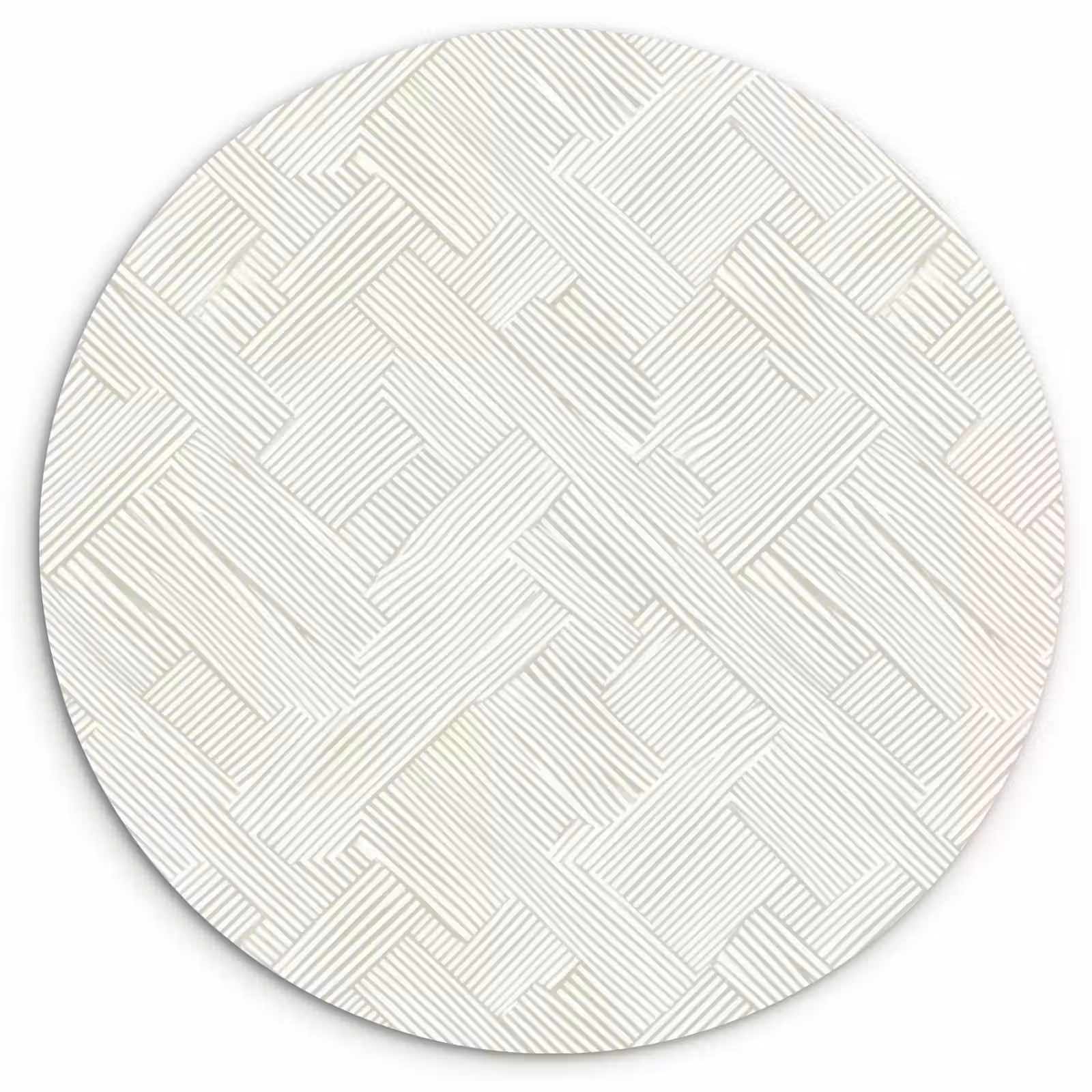 Muurcirkel - Textuur - Abstract - Beige — 1