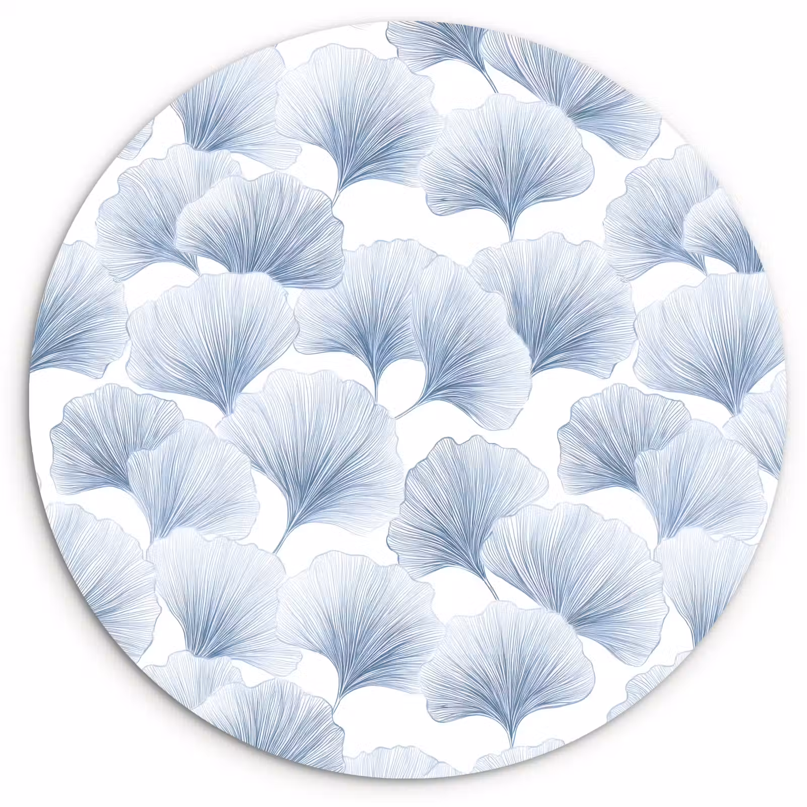 Muurcirkel - Waaier - Modern - Blauw — 1