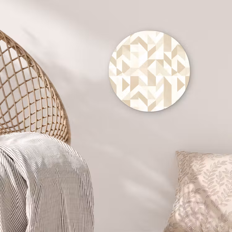 Muurcirkel - Modern - Abstract - Beige — 5