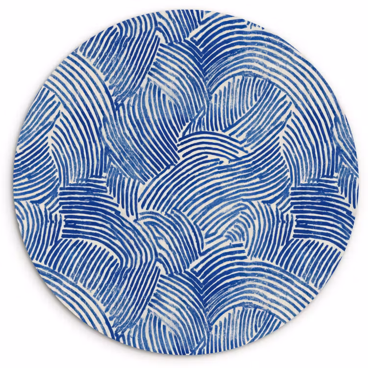 Muurcirkel - Modern - Abstract - Blauw — 1