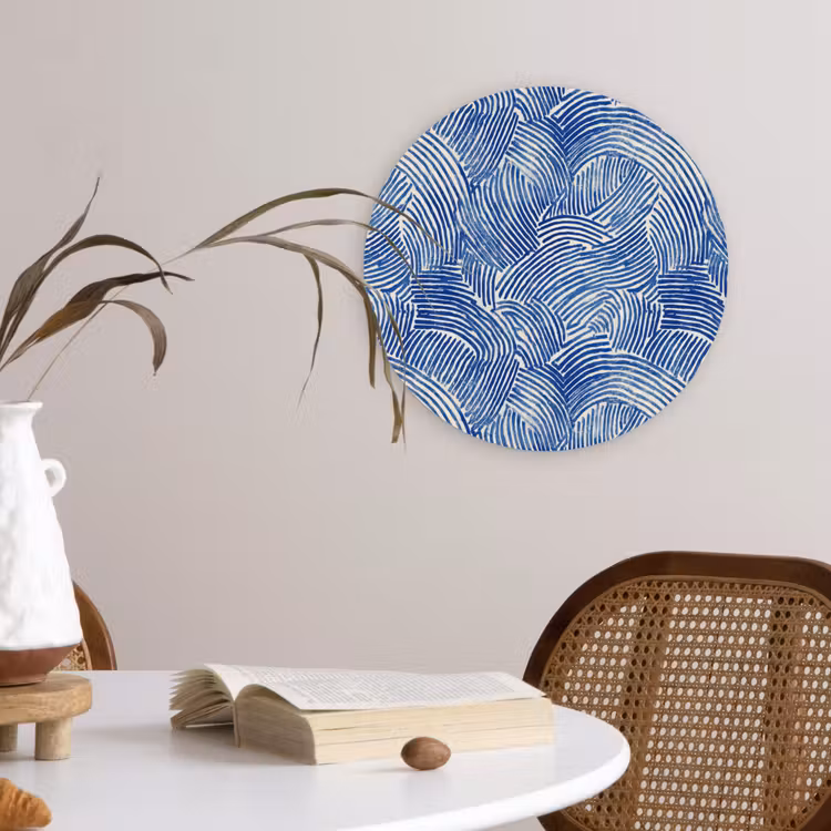 Muurcirkel - Modern - Abstract - Blauw — 4