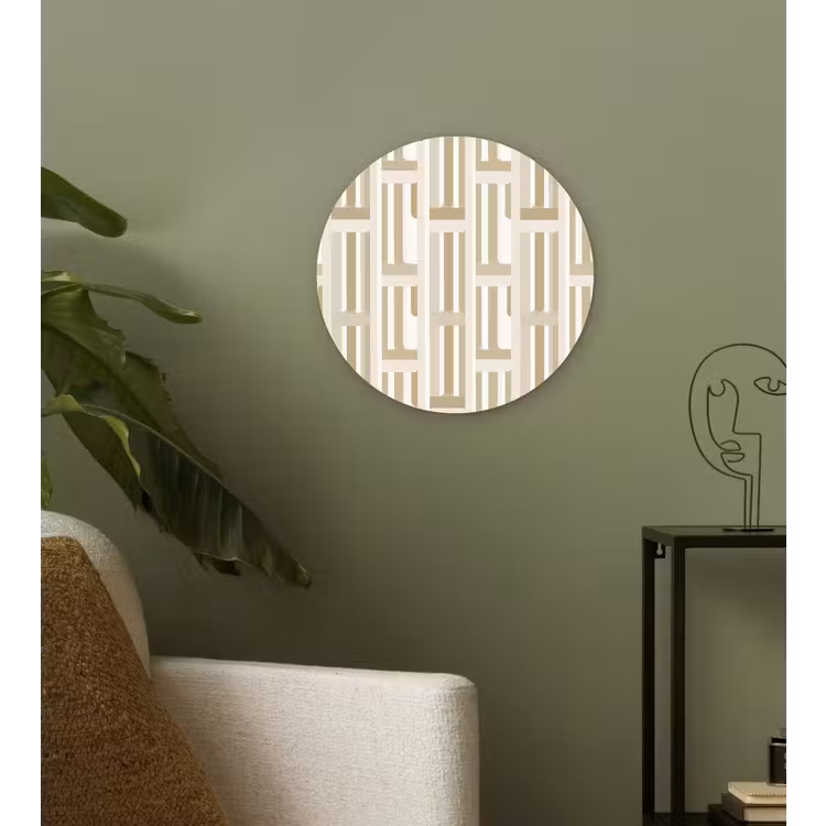 Muurcirkel - Modern - Geometrisch - Beige — 3