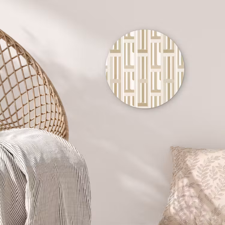 Muurcirkel - Modern - Geometrisch - Beige — 5
