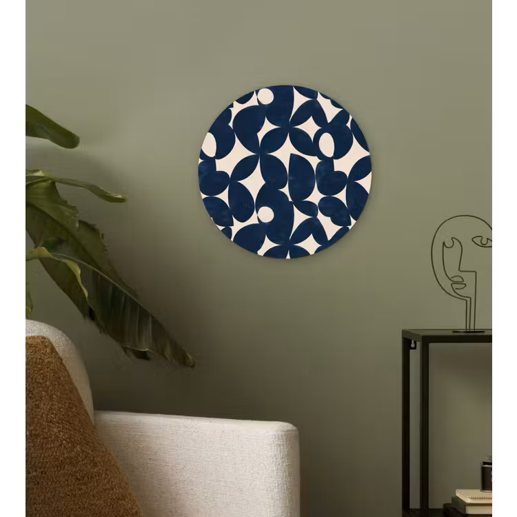 Muurcirkel - Modern - Geometrisch - Blauw — 3