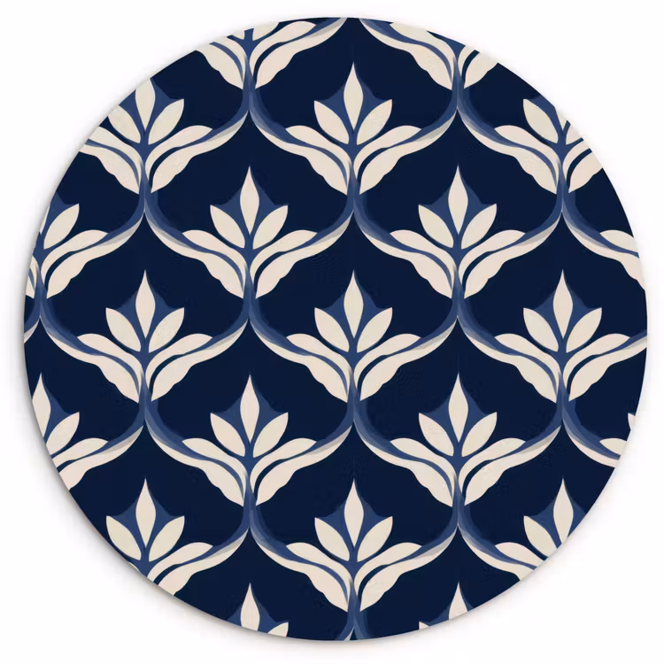 Muurcirkel - Modern - Ontwerp - Blauw — 1