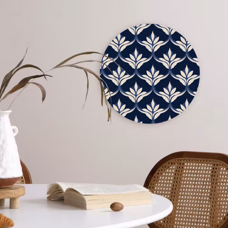 Muurcirkel - Modern - Ontwerp - Blauw — 4