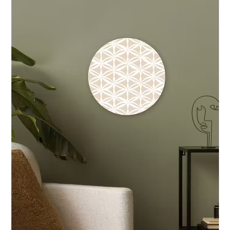 Muurcirkel - Motief - Modern - Beige — 3