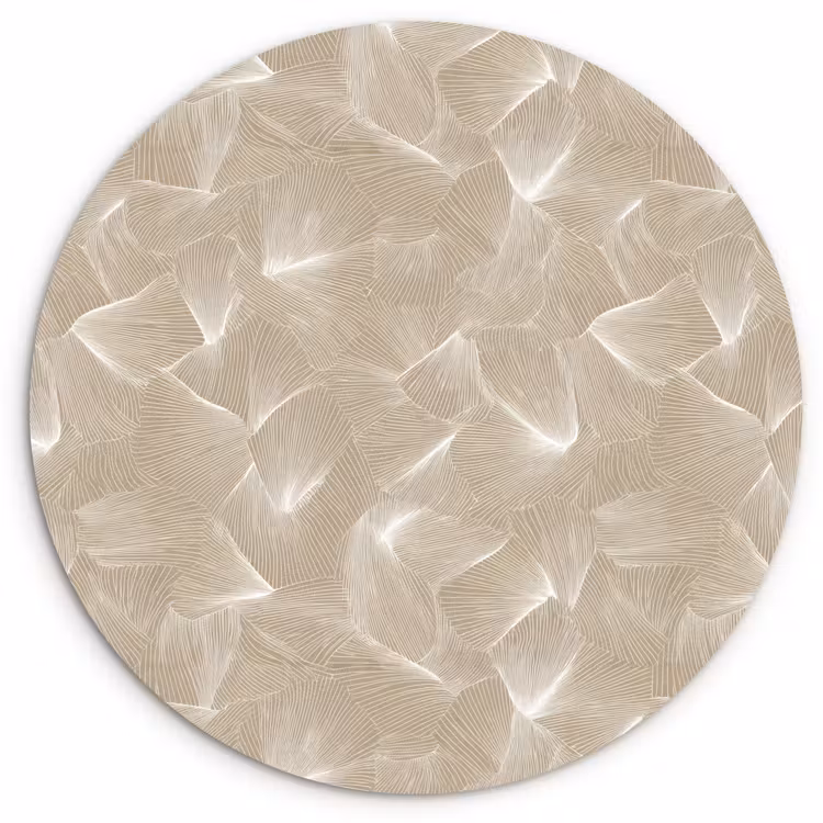Muurcirkel - Organisch - Textuur - Beige — 1