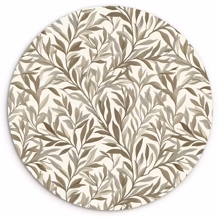 Muurcirkel - Takken - Botanisch - Taupe — 1