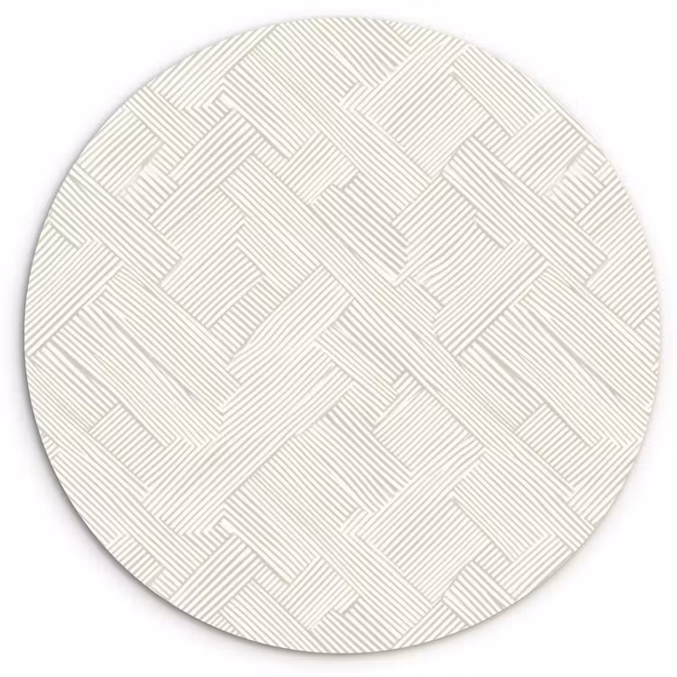 Muurcirkel - Textuur - Abstract - Beige — 1