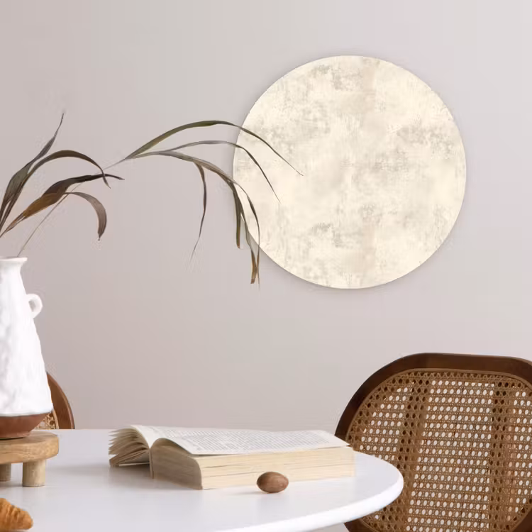 Muurcirkel - Patroon - Organisch - Beige — 4