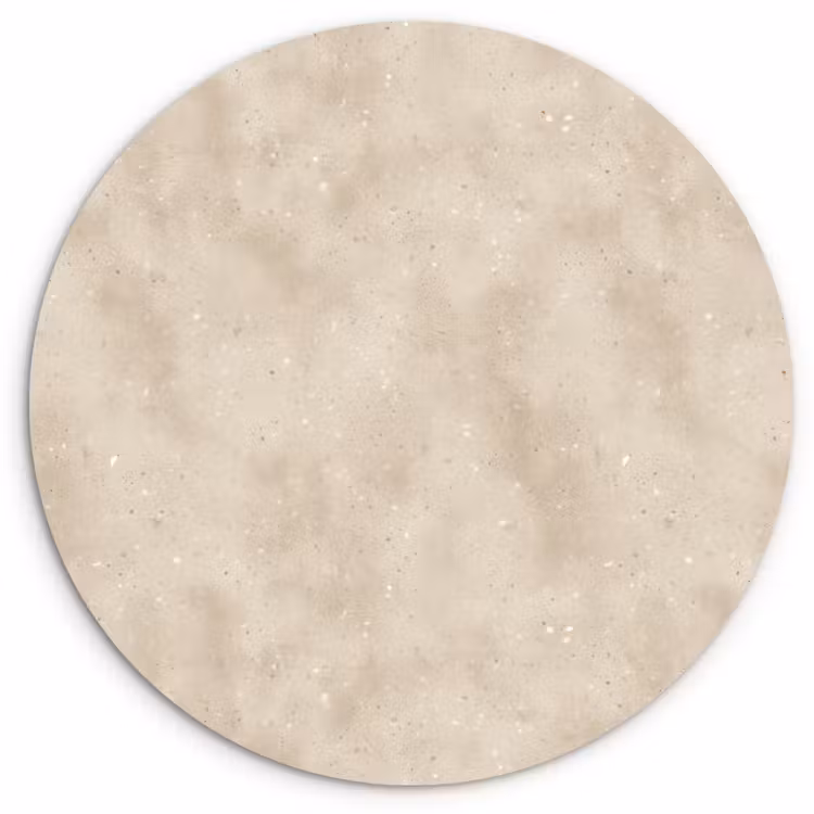Muurcirkel - Structuur - Spikkels - Beige — 1
