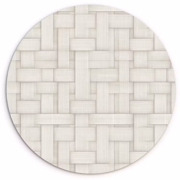 Muurcirkel - Vlechtwerk - Banen - Beige — 1