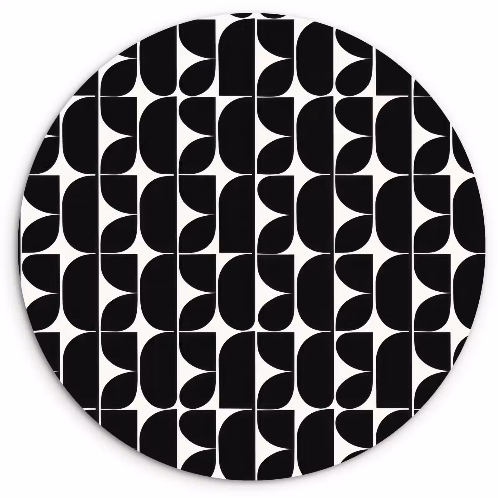 Muurcirkel - Modern - Geometrisch - Zwart — 1
