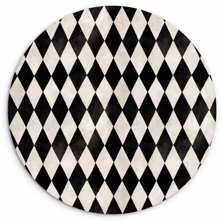 Muurcirkel - Klassiek - Patroon - Zwart — 1