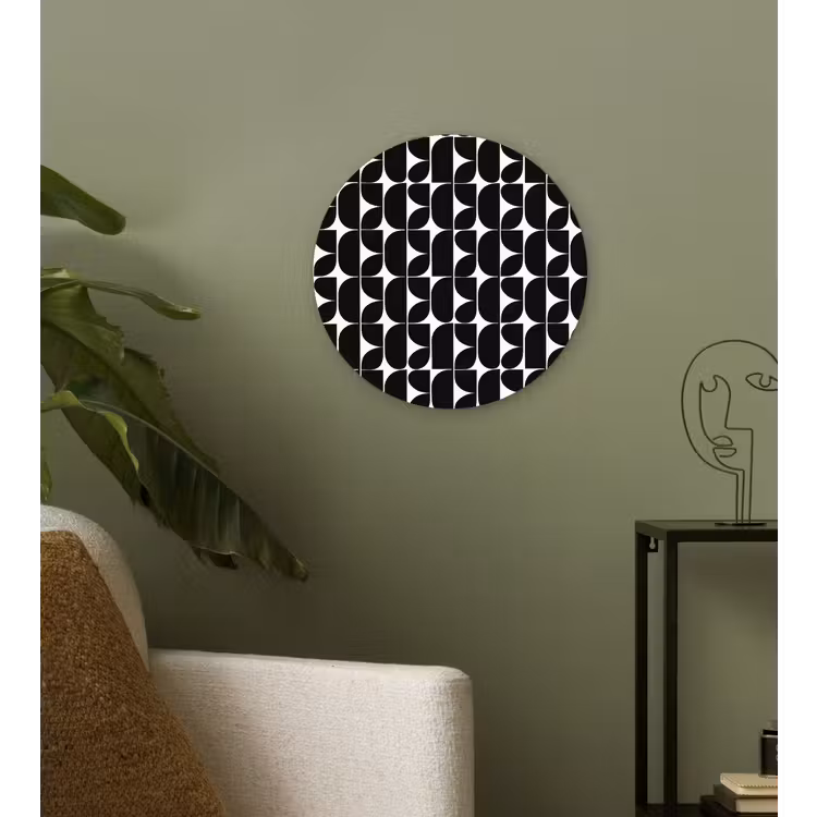 Muurcirkel - Modern - Geometrisch - Zwart — 3
