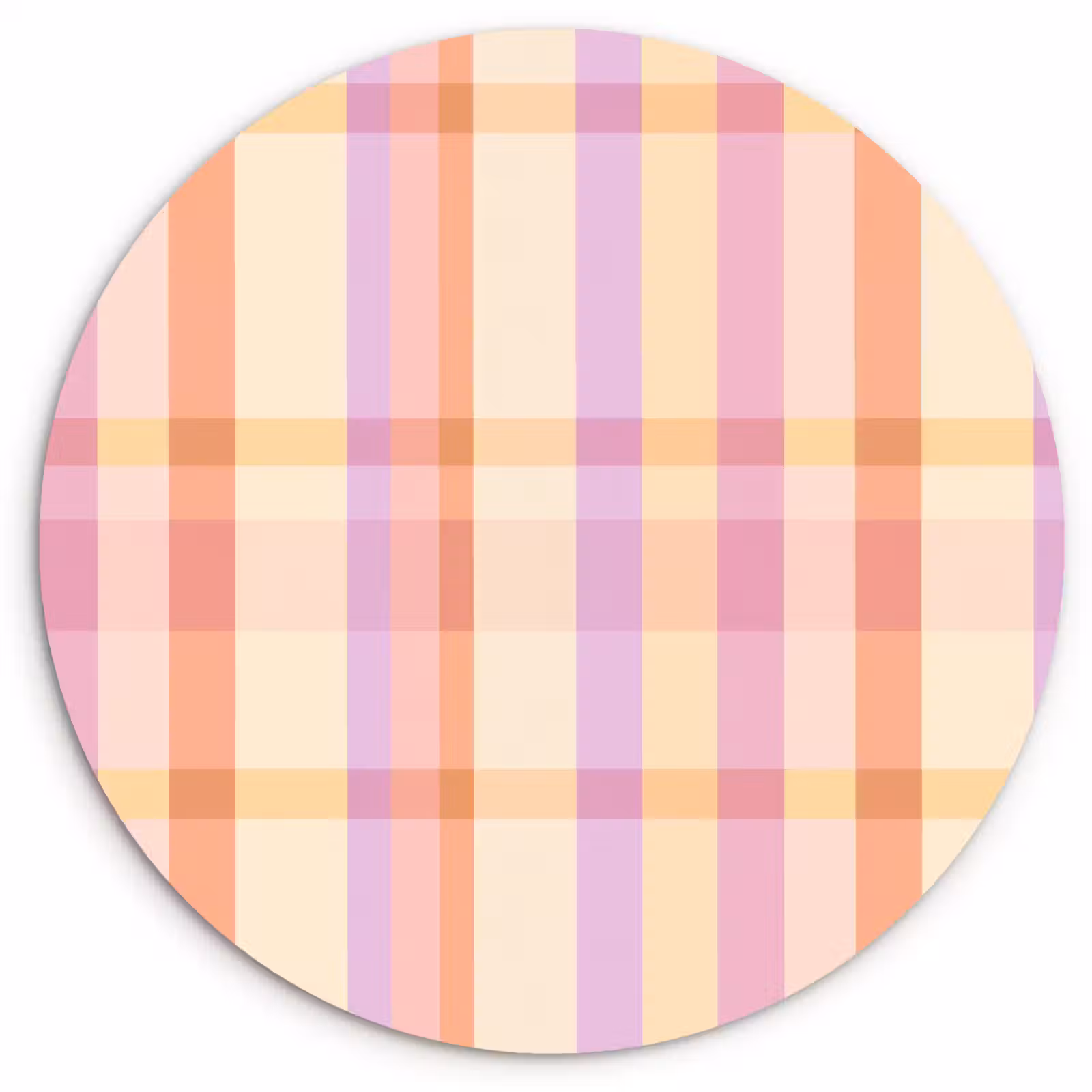 Muurcirkel - Pastel - uitpatroon - Geometrisch — 1