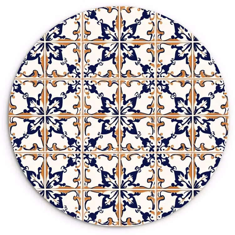 Muurcirkel - Klassiek - Patroon - Kleurrijk — 1