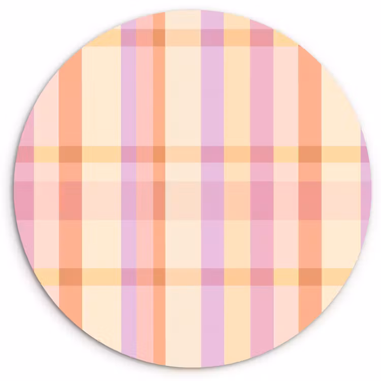 Muurcirkel - Pastel - uitpatroon - Geometrisch — 1