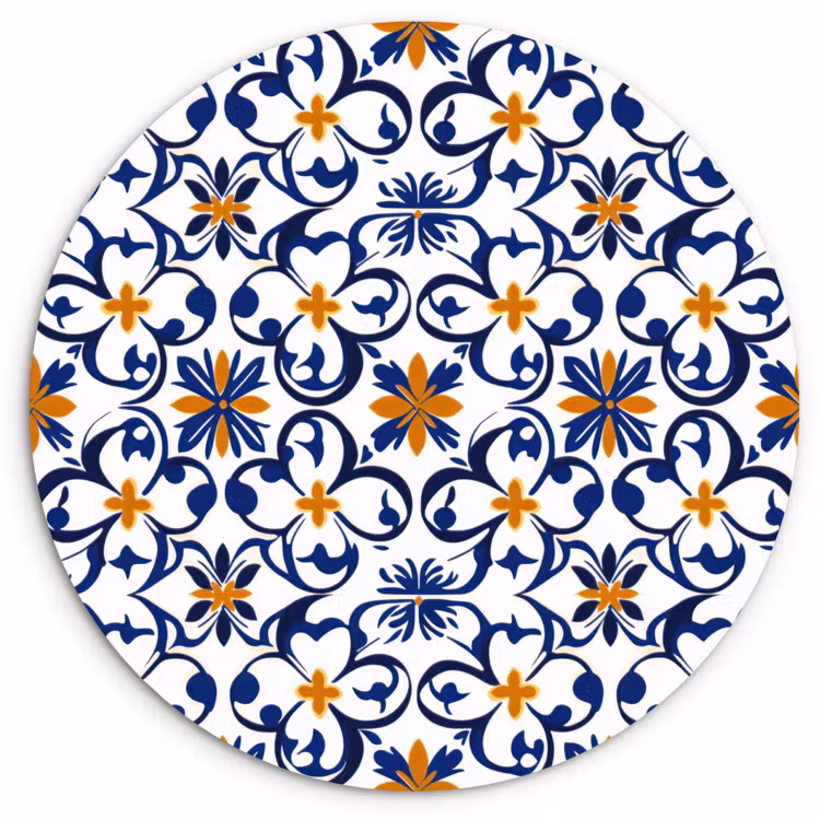 Muurcirkel - Patroon - Modern - Kleurrijk — 1