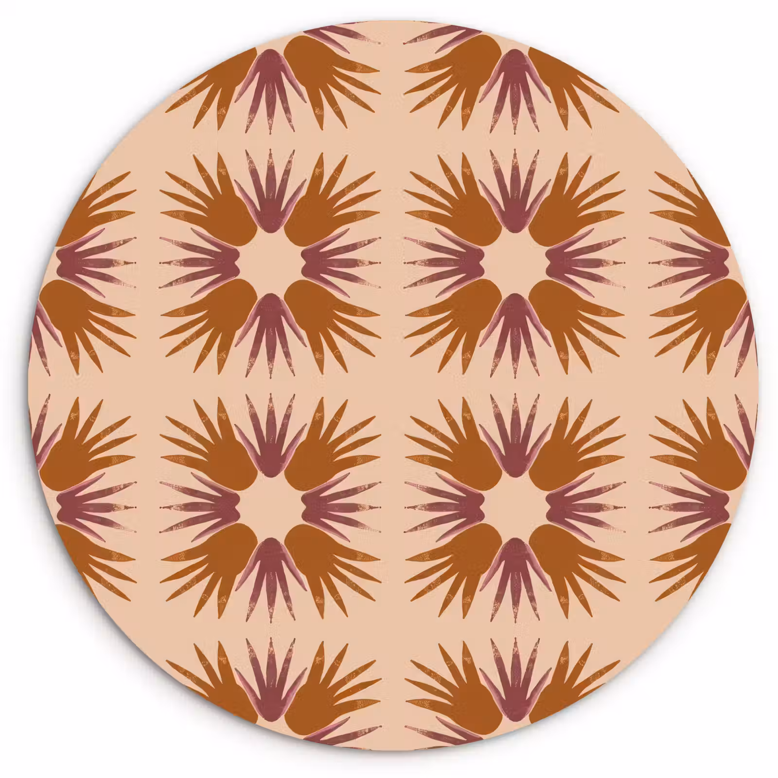 Muurcirkel - Ornament - Patroon - Oker — 1