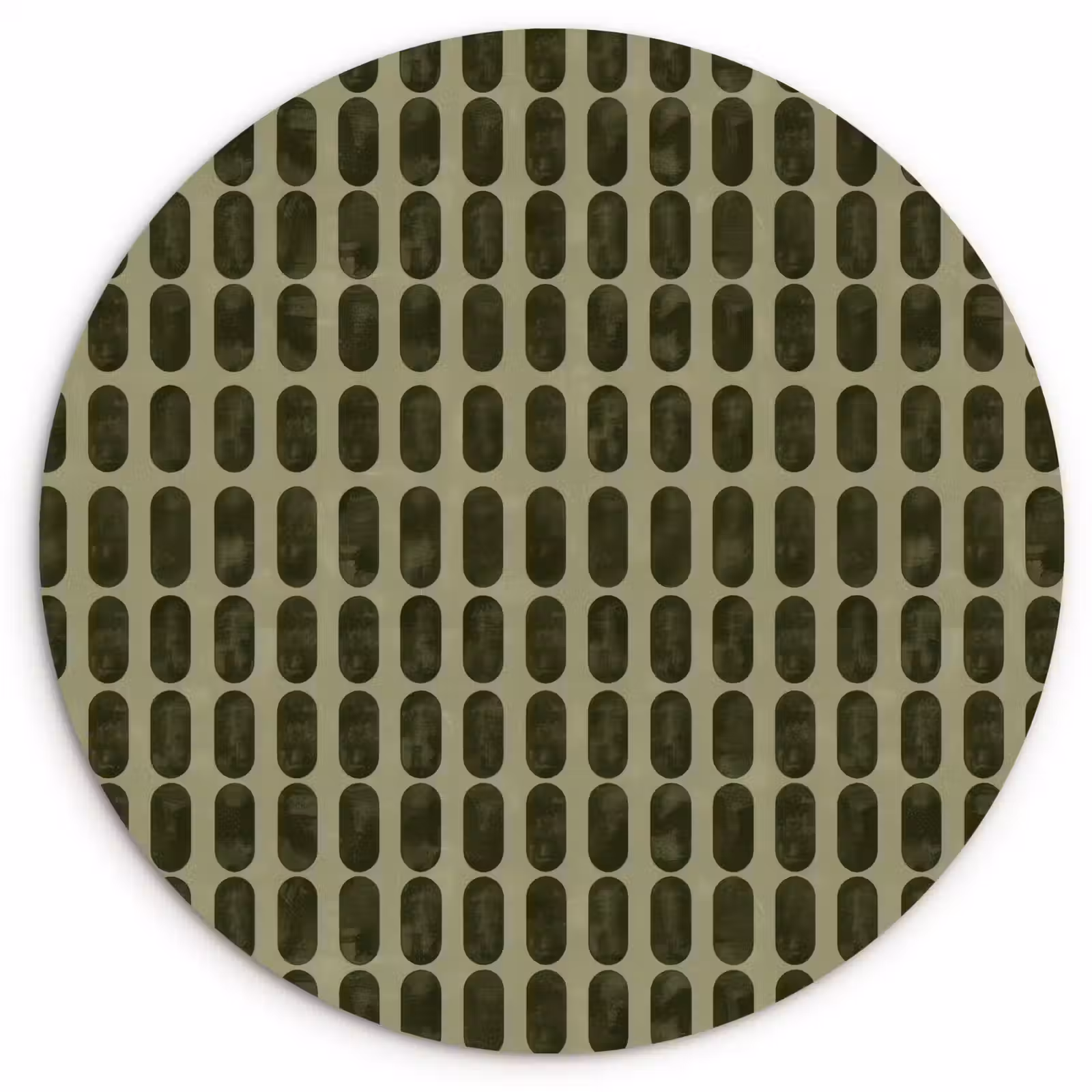 Muurcirkel - Ritmisch - Effect - Groen — 1