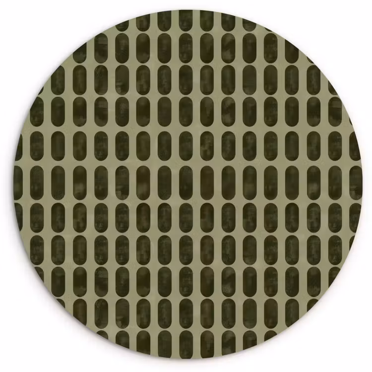 Muurcirkel - Ritmisch - Effect - Groen — 1