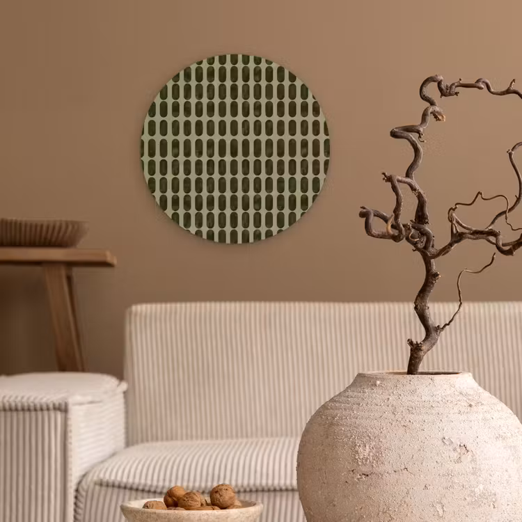 Muurcirkel - Ritmisch - Effect - Groen — 2