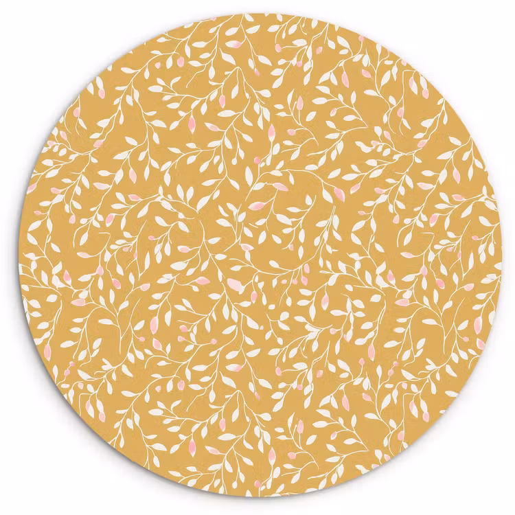 Muurcirkel - Takjes - Patroon - Oker — 1