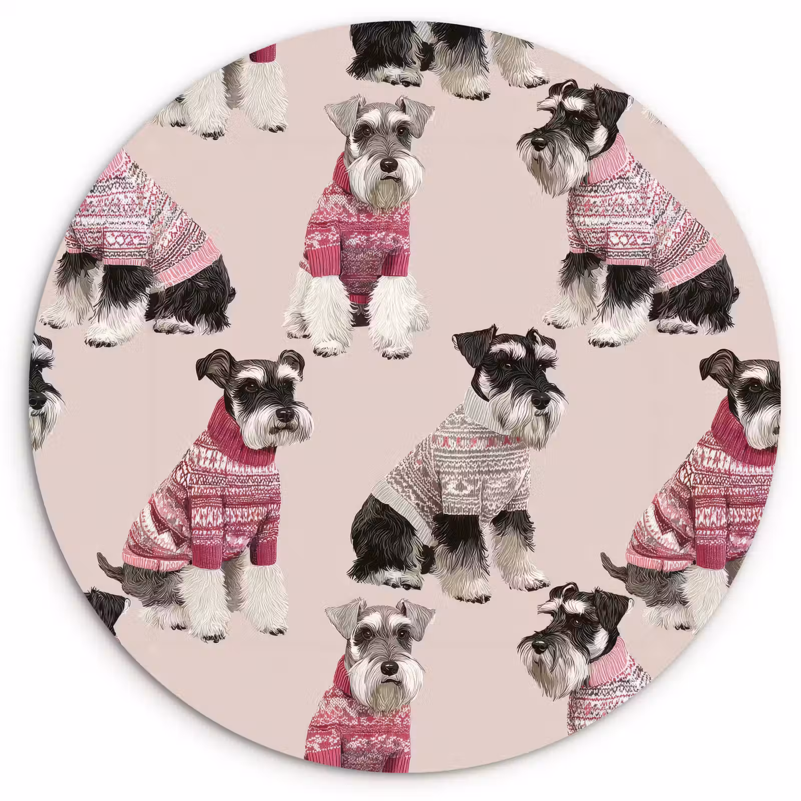 Muurcirkel - Honden - Truien - Rood — 1