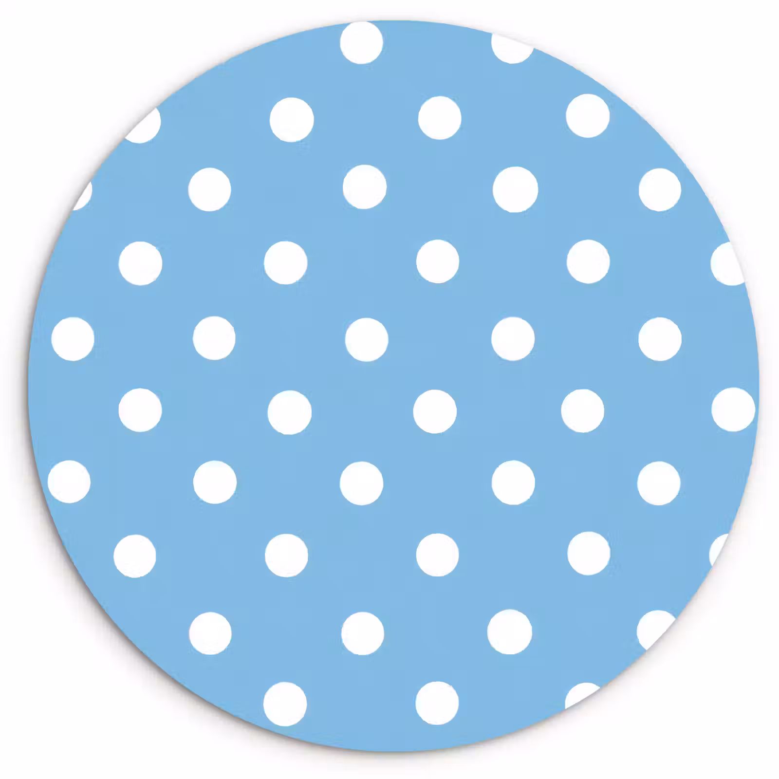 Muurcirkel - Polka - Dots - Blauw — 1