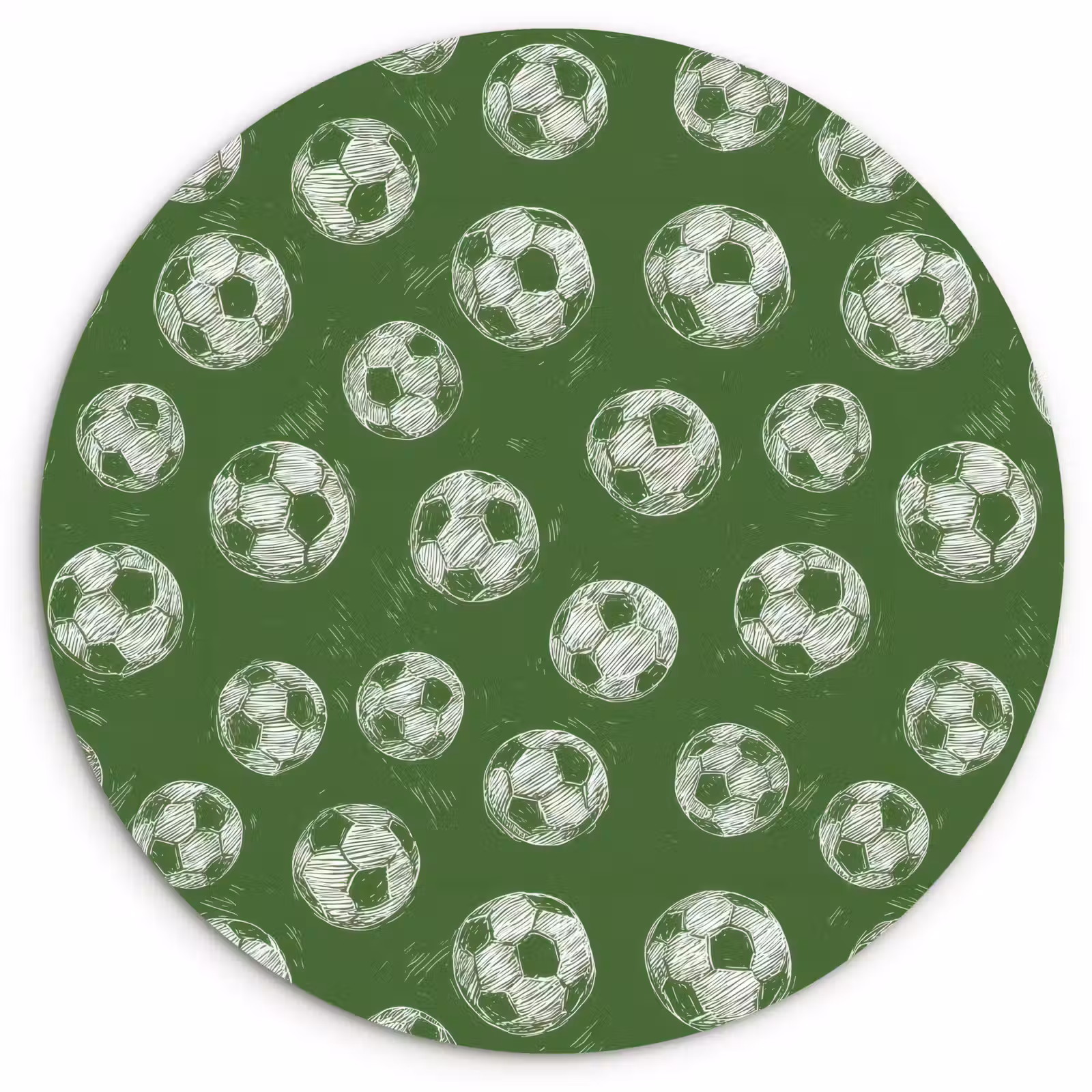 Muurcirkel - Voetbal - Sport - Groen — 1